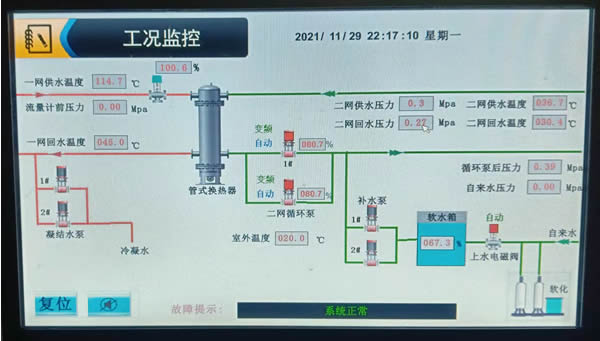 汽水换热机组PLC变频控制柜系统